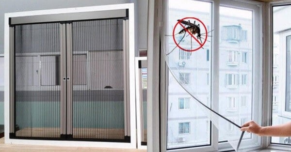 Lắp cửa lưới chống muỗi để bảo vệ không gian sống của bạn