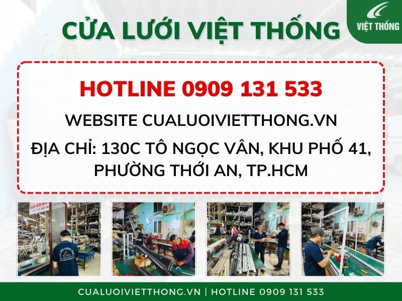Thông tin liên hệ Cửa Lưới Việt Thống